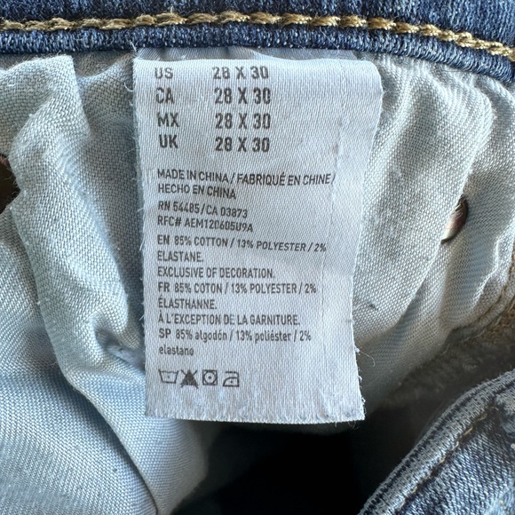 American Eagle Next Level Flex Men’s Jeans Like New Size 28x30 - Picture 5 of 6